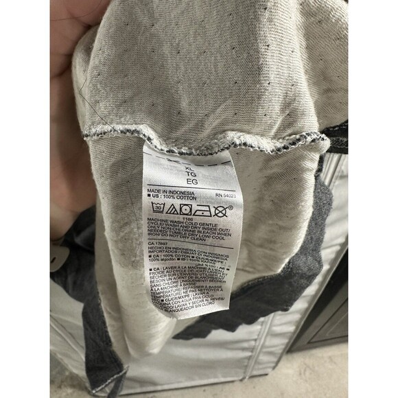 Old Navy Womans V Neck T-Shirt Sweater Size XL Dark Gray Cotton Loungewear - Picture 4 of 6